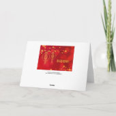 Chinees Nieuwjaar 2026 Jaar van het Paard Feestdagen Kaart (Achterkant)