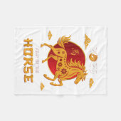 Chinees Nieuwjaar 2026 Jaar van het Paard Fleece Deken (Voorkant (Horizontaal))