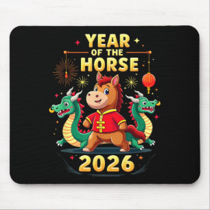 Chinees Nieuwjaar 2026 Jaar Van Het Paard Muismat