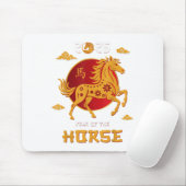 Chinees Nieuwjaar 2026 Jaar van het Paard Muismat (Met muis)