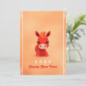 Chinees Nieuwjaar 2026 Kaart (Staand voorkant)