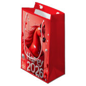 Chinees Nieuwjaar 2026 Klein Cadeauzakje (Voorkant Gekanteld)