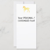 Chinees Nieuwjaar 2026 Lunar Gold HORSE 中国传统新年 Roo (Achterkant)