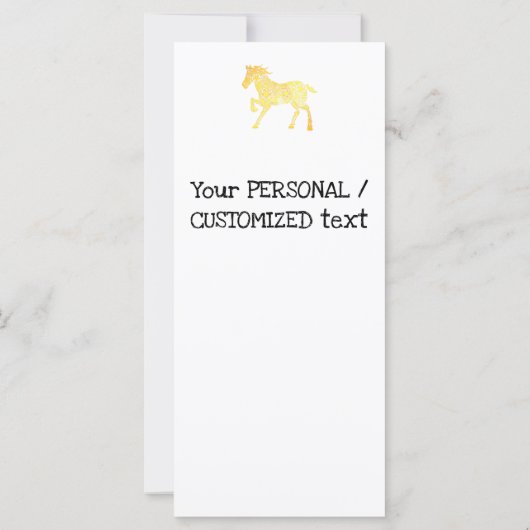 Chinees Nieuwjaar 2026 Lunar Gold HORSE 中国传统新年 Roo (Achterkant)