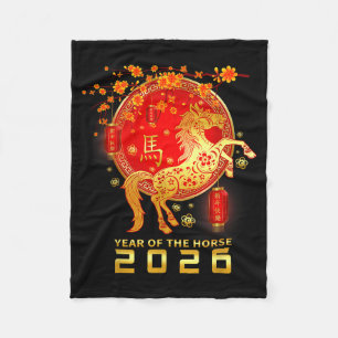 Chinees Nieuwjaar 2026 Maan Nieuwjaar 2026 Jaar Va Fleece Deken