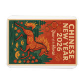 Chinees Nieuwjaar 2026 Magneet (Horizontaal)