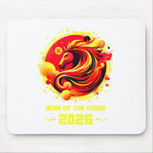 Chinees Nieuwjaar 2026 Paard Gelukkig Chinees Nieu Muismat