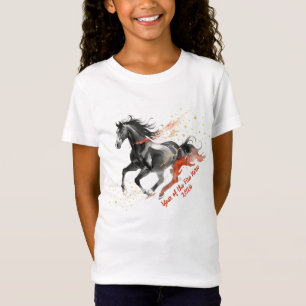 Chinees Nieuwjaar 2026 Paard Inkt Nieuwjaar Feest T-shirt