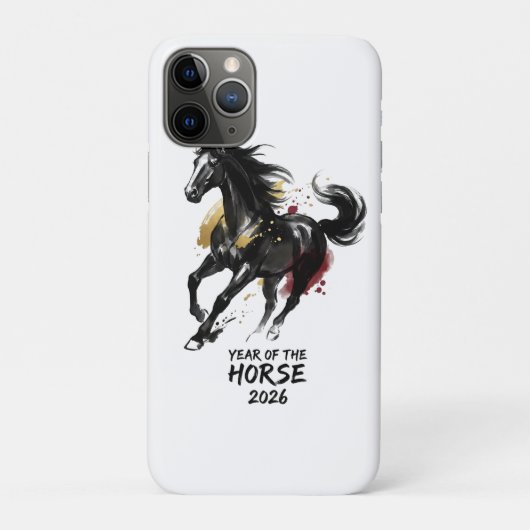 Chinees Nieuwjaar 2026 Paard Kunst Case-Mate iPhone Case (Achterkant)