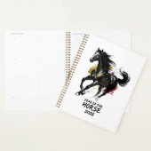 Chinees Nieuwjaar 2026 Paard Kunst Planner (Display)