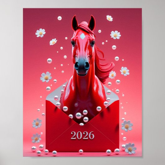 Chinees Nieuwjaar 2026 Poster (Voorkant)