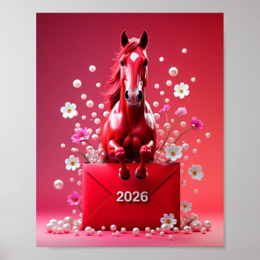 Chinees Nieuwjaar 2026 Poster (Voorkant)