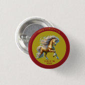 Chinees Nieuwjaar 2026 Ronde Button 3,2 Cm (Voorkant /achterkant)
