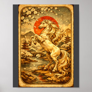 Chinees Nieuwjaar 2026 van het Paard Maand Nieuwja Poster