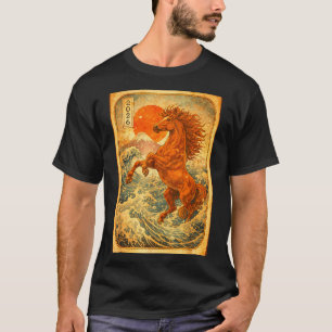 Chinees Nieuwjaar 2026 van het Paard Maand Nieuwja T-shirt