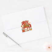 Chinees Nieuwjaar 2026 Vierkante Sticker (Envelop)