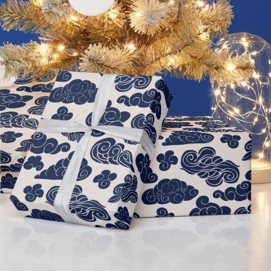 Chinees Nieuwjaar Auspicious Wolken Traditionele W Cadeaupapier (Feestdagen)