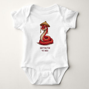 Chinees Nieuwjaar, Baby Shirt, Slang Romper