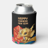 Chinees nieuwjaar blikjeskoeler (Blikje Voorkant)