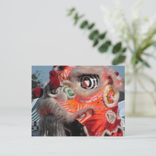 Chinees nieuwjaar Briefkaart (Staand voorkant)