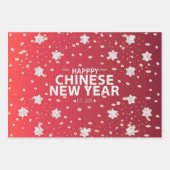 Chinees Nieuwjaar cadeau Inpakpapier Vel (Voorkant 3)