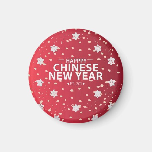 Chinees Nieuwjaar cadeau Magneet (Voorkant)