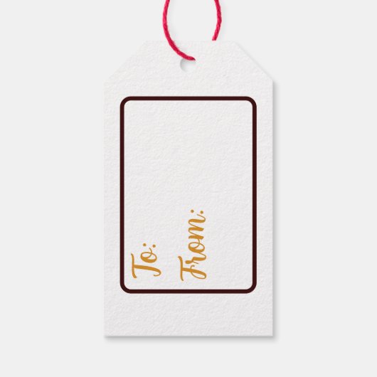 Chinees nieuwjaar cadeaulabel (Achterkant)