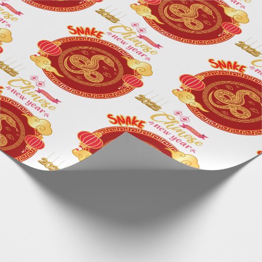 Chinees nieuwjaar cadeaupapier (Hoek)