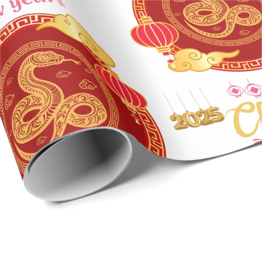 Chinees nieuwjaar cadeaupapier (Rol Hoek)