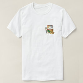 Chinees Nieuwjaar Calico Lucky Cat T-shirt