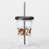 Chinees Nieuwjaar Cartoon Dragon Acryl Drinkbeker (Voorkant)