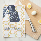 Chinees nieuwjaar dierentuin dierentuin theedoek (Quarter Fold)