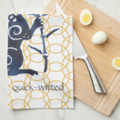 Chinees nieuwjaar dierminimumaantal apen dierdiere theedoek (Quarter Fold)