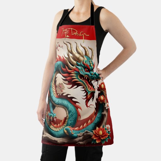 Chinees Nieuwjaar Dragon 2024 AP01 Schort (Insitu)