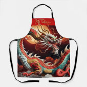 Chinees Nieuwjaar Dragon 2024 AP03 Schort (Voorkant)