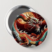 Chinees Nieuwjaar Dragon 2024 But03 Ronde Button 4,0 Cm (Voorkant /achterkant)