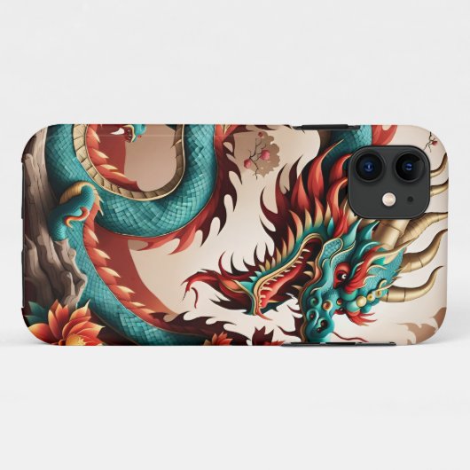 Chinees Nieuwjaar Dragon 2024 iPC01 Case-Mate iPhone Case (Achterkant (horizontaal))