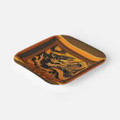 Chinees Nieuwjaar Dragon 2024 PPP01 Papieren Bordje (Gebogen)