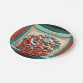 Chinees Nieuwjaar Dragon 2024 RPPP04 Papieren Bordje (Gekanteld)