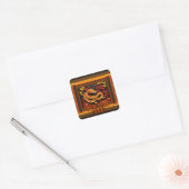 Chinees Nieuwjaar Dragon 2024 SqS02 Vierkante Sticker (Envelop)