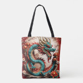 Chinees Nieuwjaar Dragon 2024 TB01 Tote Bag (Achterkant)