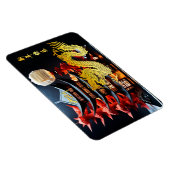 Chinees Nieuwjaar Dragon 2024 Tempel VFlexM Magneet (Rechterzijde)