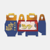 Chinees Nieuwjaar Dragon 2024 Versierd GFB Bedankdoosjes (Uitgevouwen)