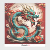 Chinees Nieuwjaar Dragon 2024 VST01 Sticker (Vel)