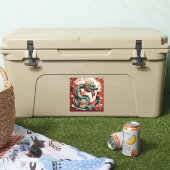 Chinees Nieuwjaar Dragon 2024 VST01 Sticker (Koeler)