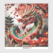 Chinees Nieuwjaar Dragon 2024 VST02 Sticker (Vel)