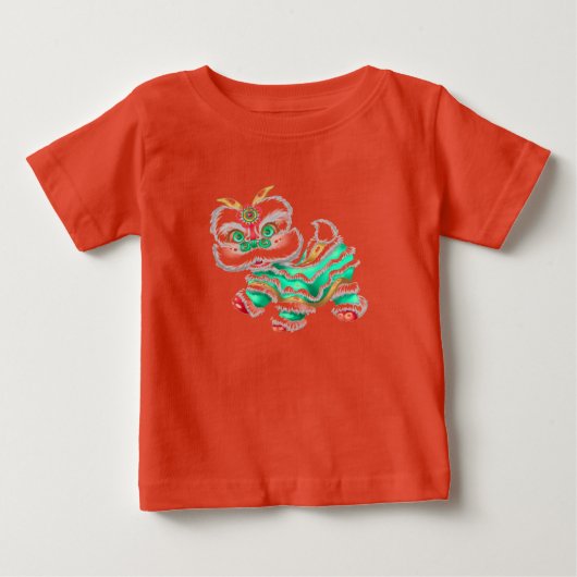 Chinees nieuwjaar Dragon Baby Green (Voorkant)