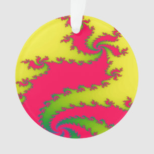 Chinees Nieuwjaar Dragon Fractal Acryl Ornament