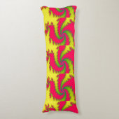 Chinees nieuwjaar Dragon Fractal Body Pillow Lichaamskussen (Voorkant Verticaal)