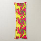 Chinees nieuwjaar Dragon Fractal Body Pillow Lichaamskussen (Achterkant (Verticaal))